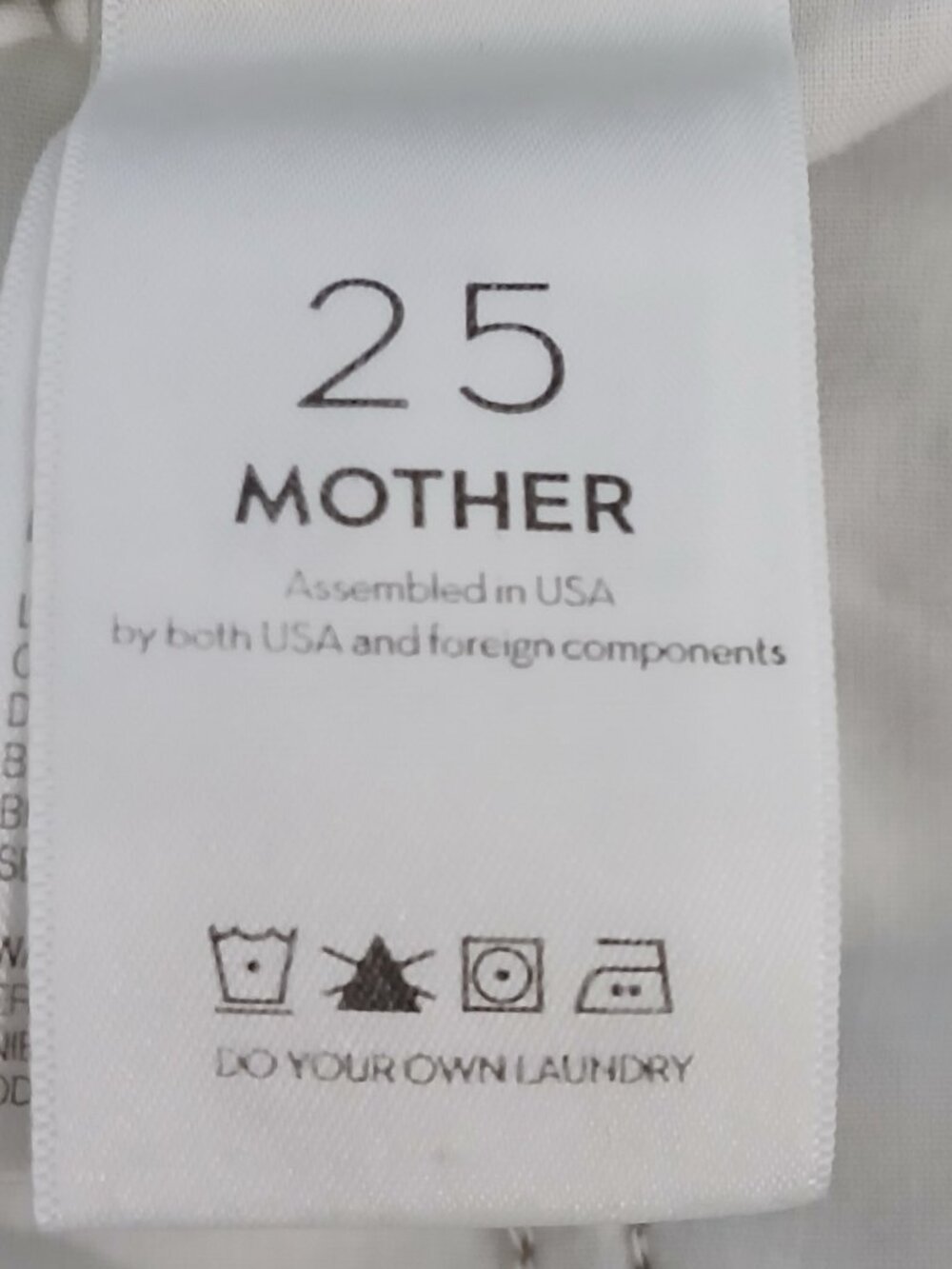 *New* Mother The No Zip MIsfit Camo Jogger Pants Girl, Boy, Etc. Size 25 - Picture 9 of 10